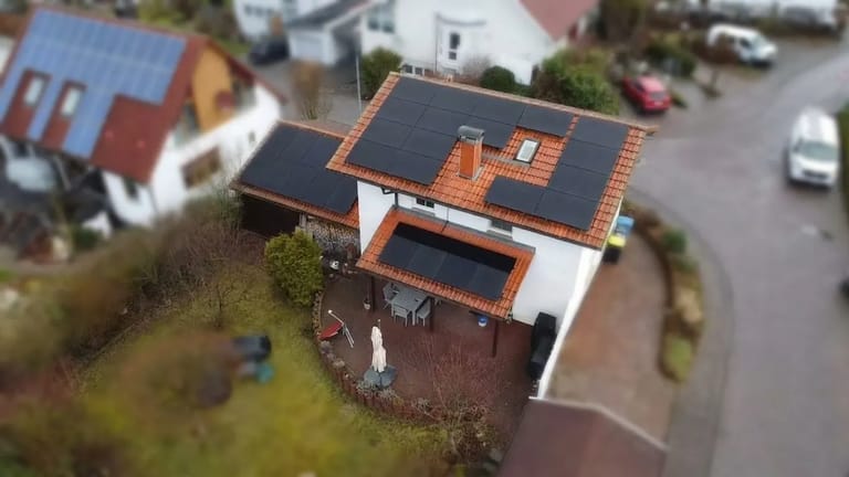 Einfamilienhaus mit Niedervolt-Speicher und Notstromfunktion